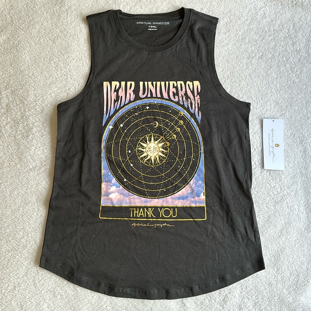 Spiritual Gangster Dear Universe Muscle Tank